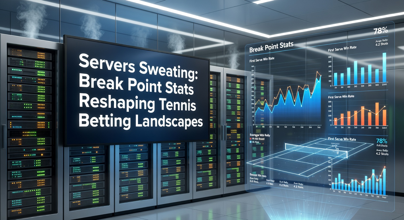 Detailed chart displaying break point save percentages across ATP surfaces, with peaks on grass and dips on clay