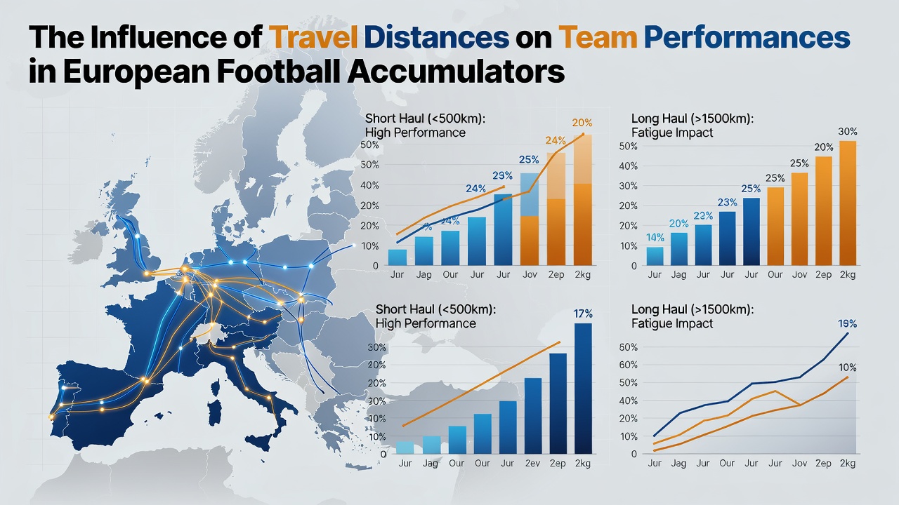 Crossing Borders: How Travel Distances Shape Team Performances in European Football Accumulators