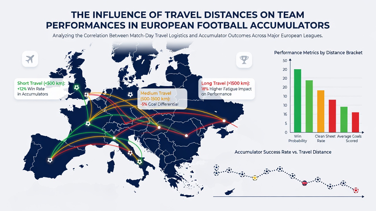 Graph showing team performance metrics declining as travel distance increases